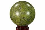 Polished Unakite Sphere - South Africa #151915-1